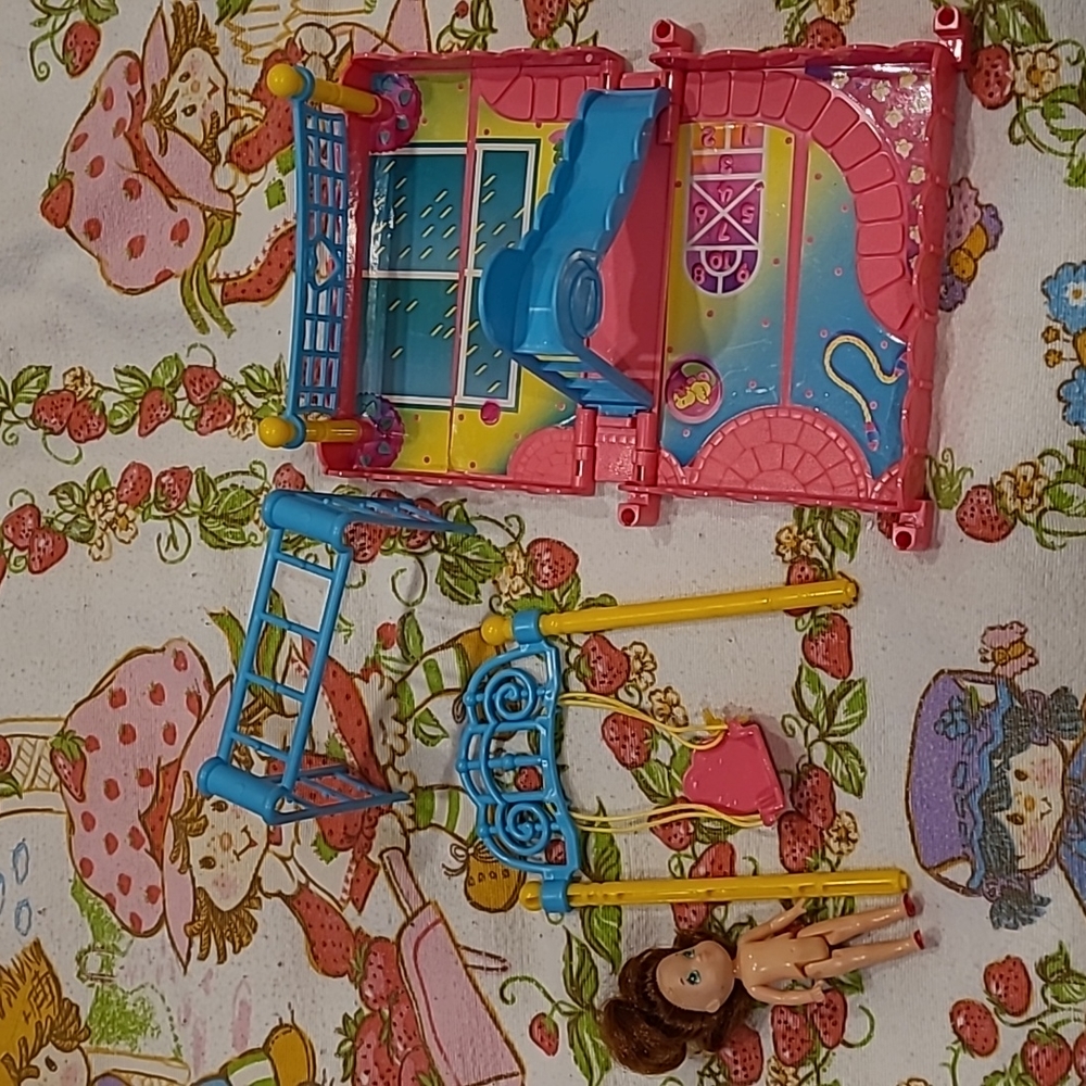 Vintage Kenner Wish World Kids Sleep n Leap Bed Set and Doll